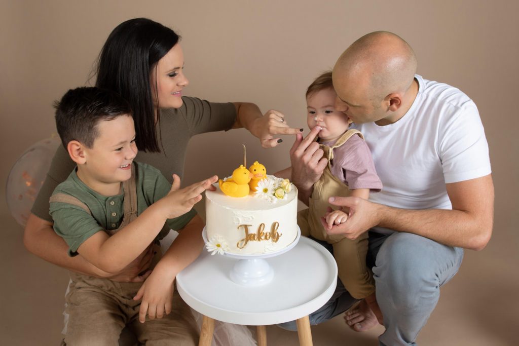 cake smash fotografiranje